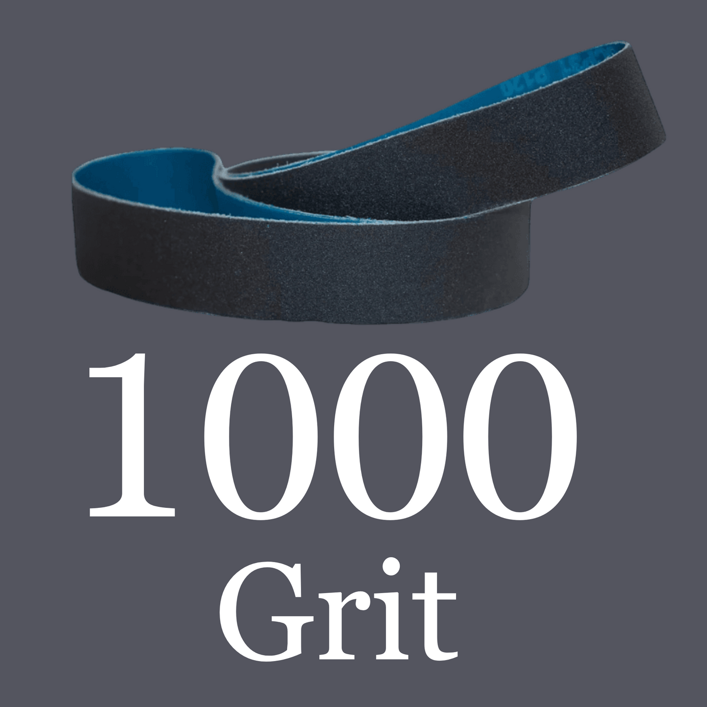  1” x 30” Premium Black Silicon Carbide Finishing Belts 1000 Grit