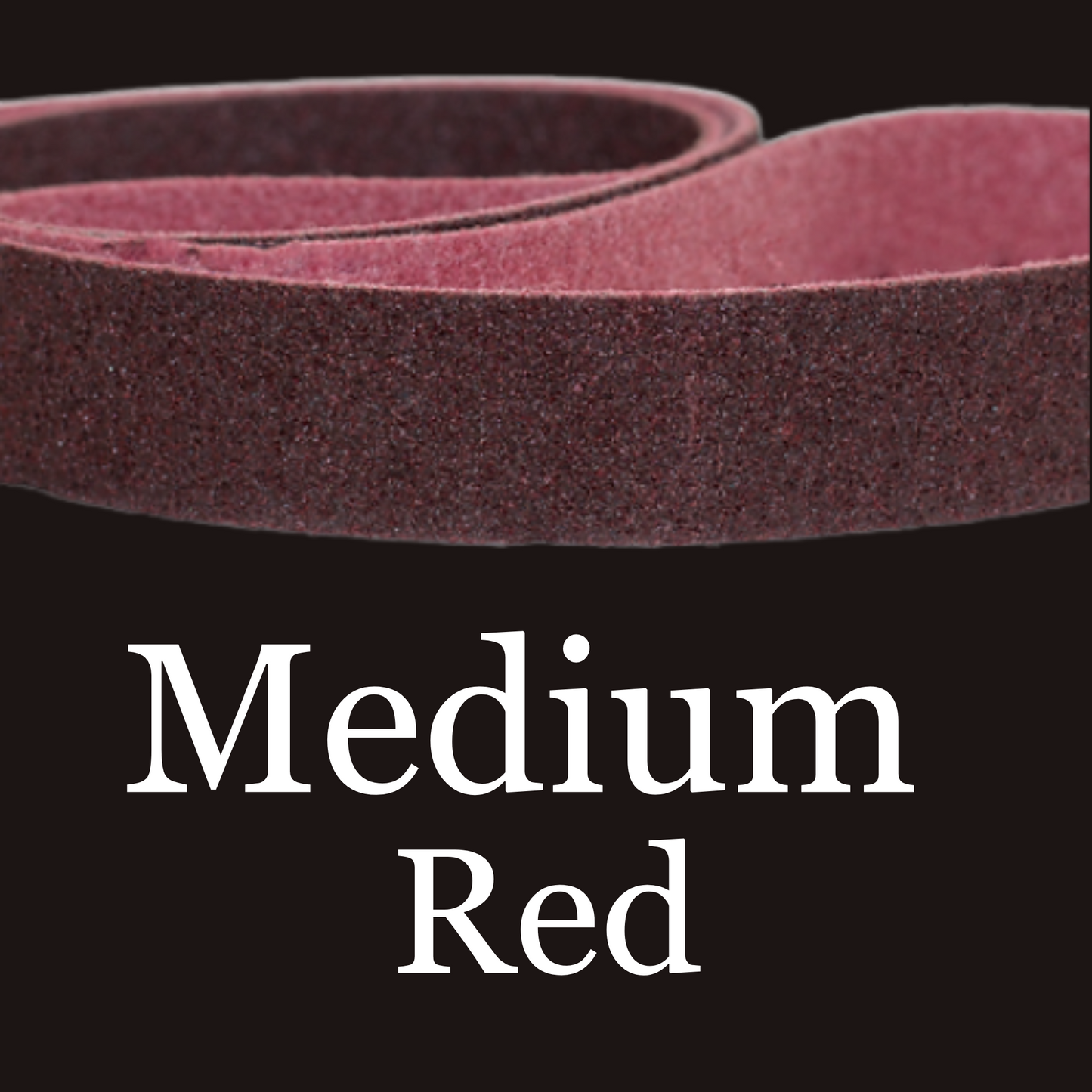  2” x 48” Scotch-Brite™ Surface Conditioning Belt Medium Grit Red