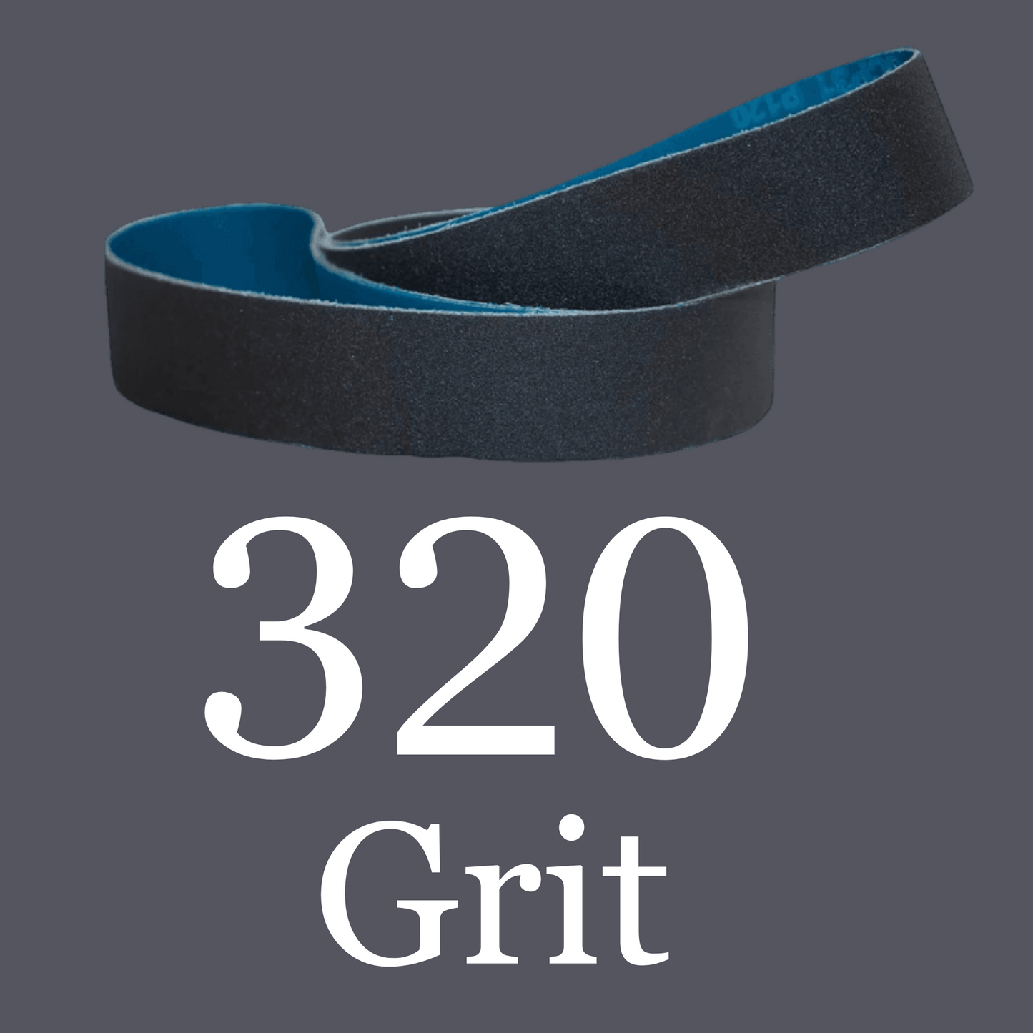  1” x 30” Premium Black Silicon Carbide Finishing Belts 320 Grit