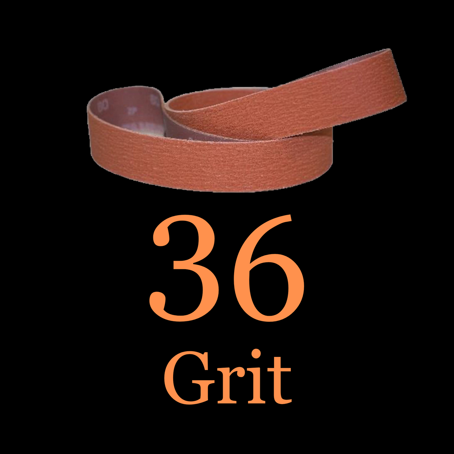 2” x 72” Blaze Premium Ceramic Belts 36 Grit