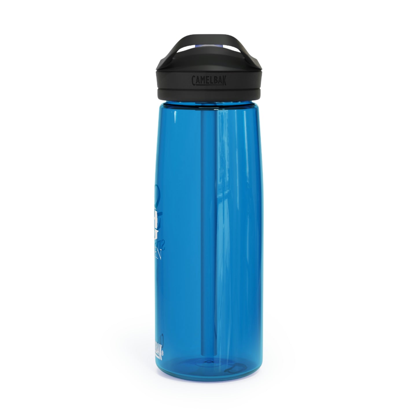 CamelBak Eddy® Water Bottle, 20oz\25oz blue bottle with white logo