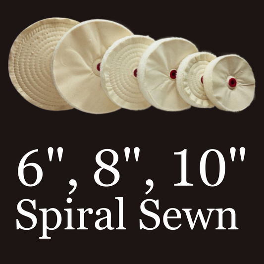 Spiral Sewn Cotton Buffing Wheels
