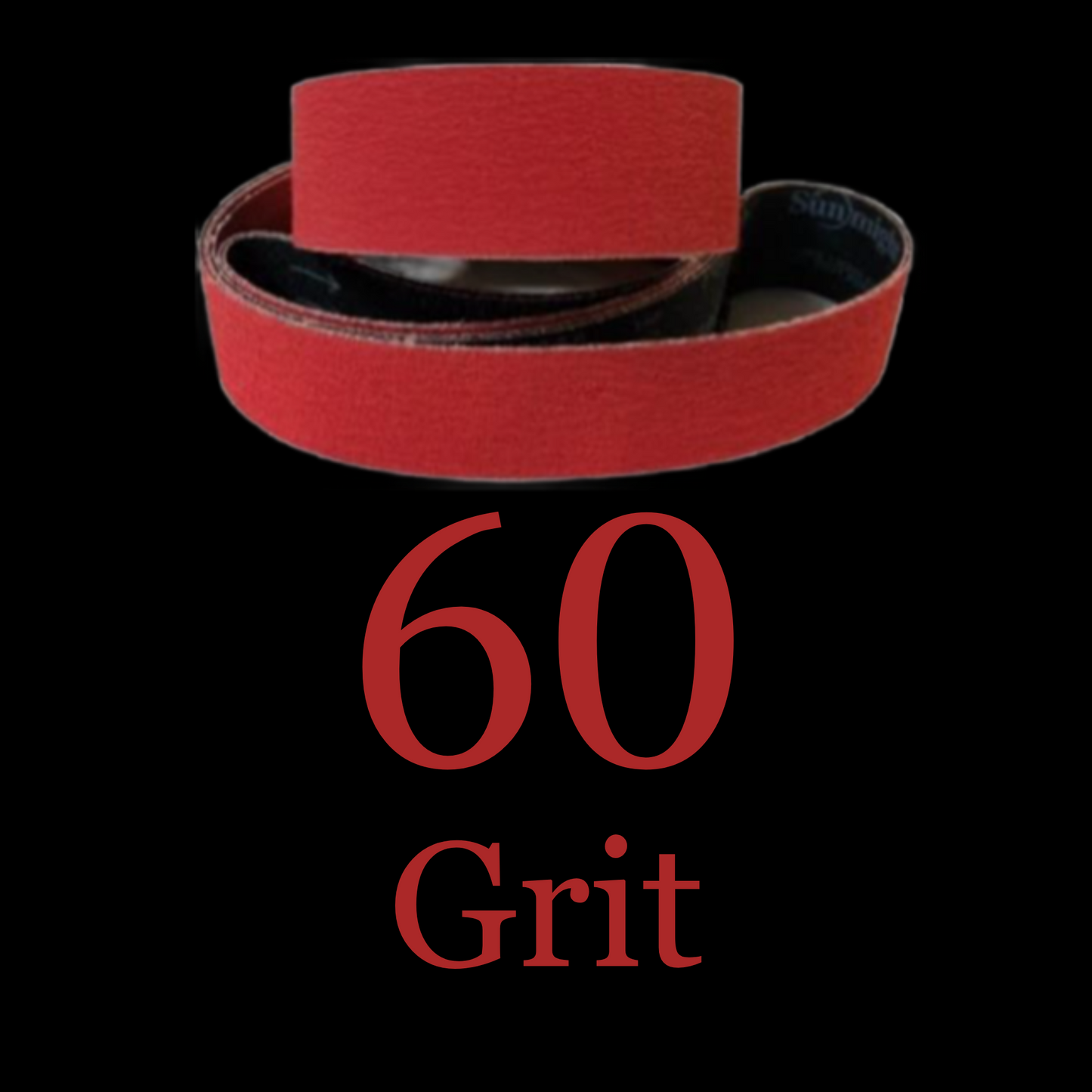 2” x 72” Premium Red Metal Eater Ceramic Belt 60 Grit