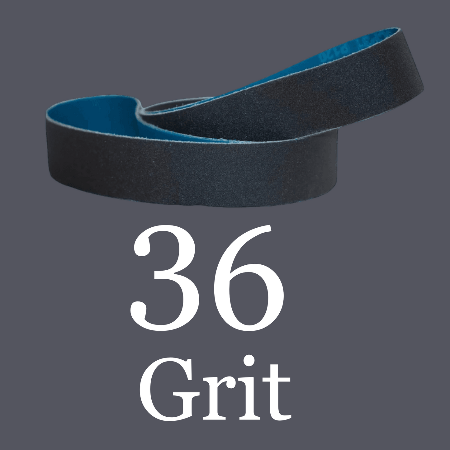 2” x 72” Premium Black Silicon Carbide “Y” Belts 36 Grit