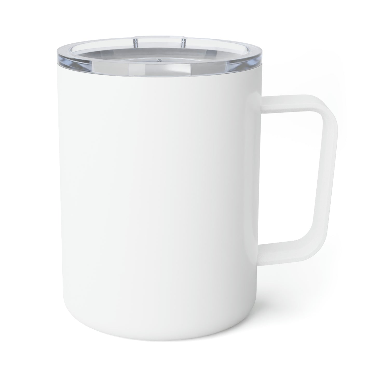 Insulated white Coffee Mug, 10oz with black Sig-Gen Logo