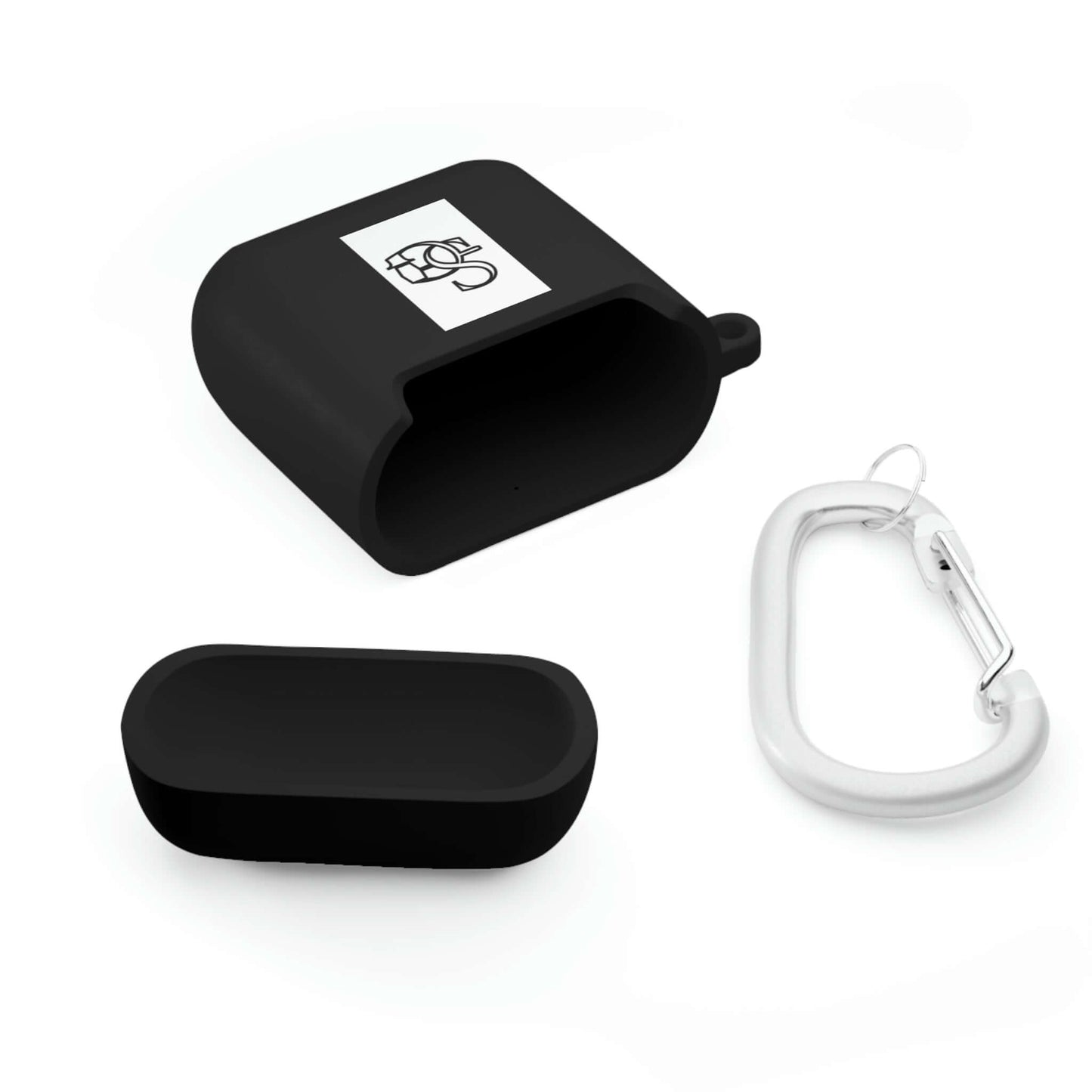 Air Pod Case with black cover with Six-Gen Forge Logo