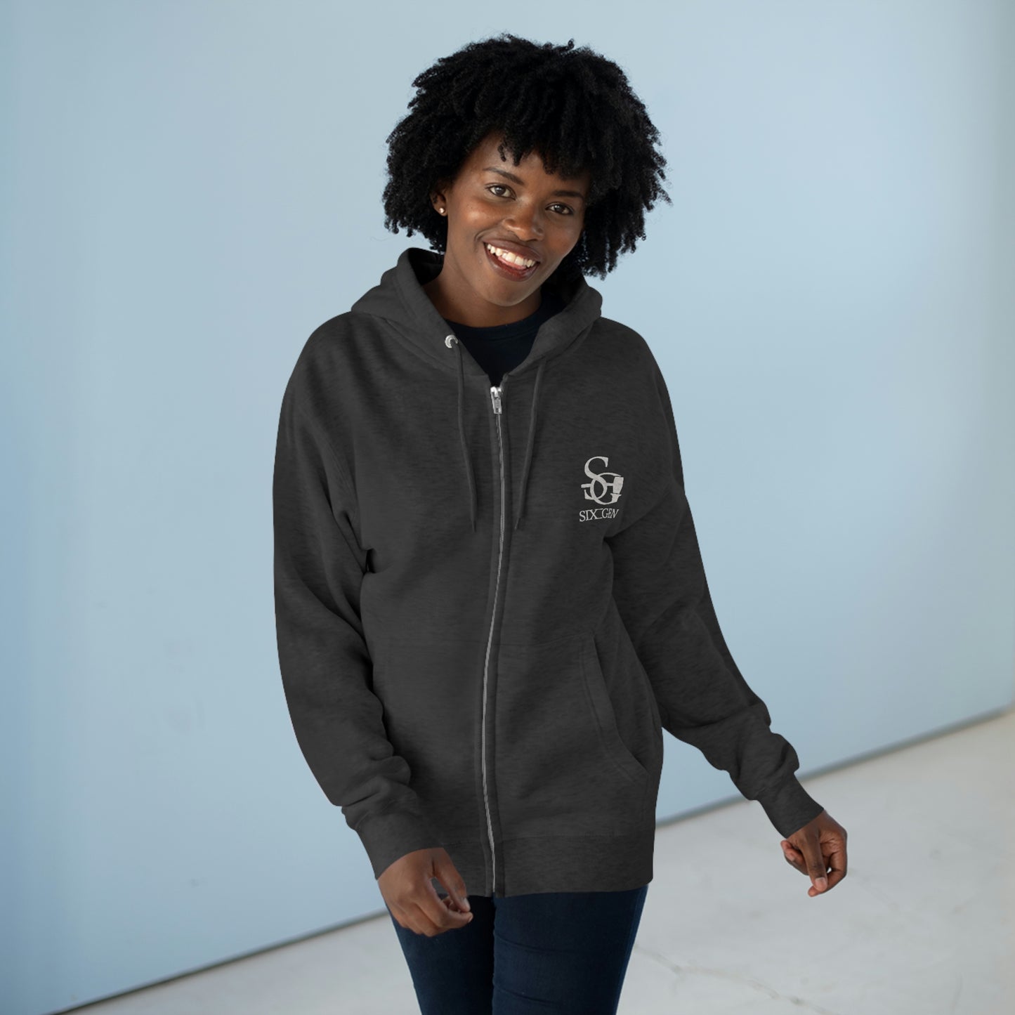 Six-Gen Forge Long Sleeve Zip Hooded Sweatshirt