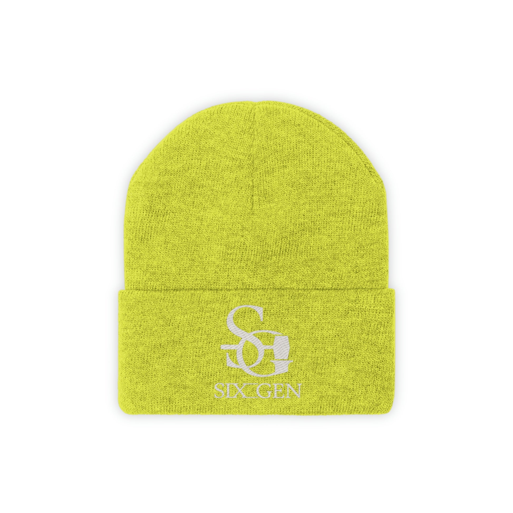 Six-Gen logo knitted hat