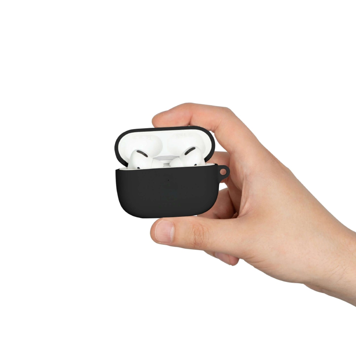 Air Pod Case with black cover with Six-Gen Forge Logo